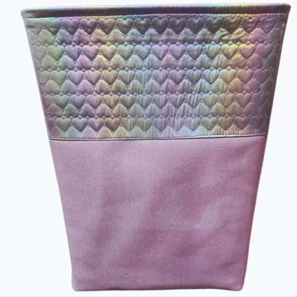Juicy Couture Home Iridescent Quilted & Canvas Laundry Basket - Picture 2 of 7